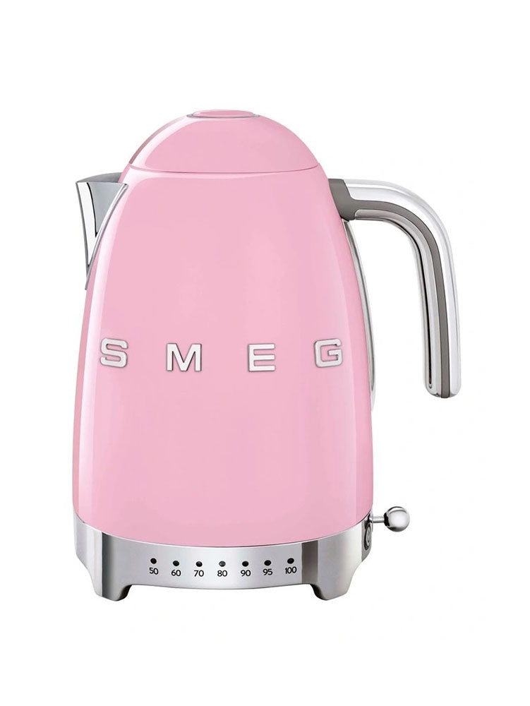 Pink smeg kettle vintage style
