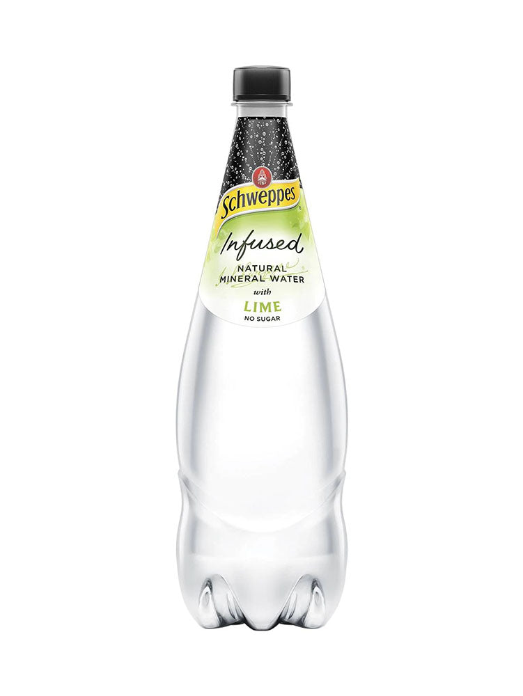 Schweppes Infused Natural Mineral Water With Lime