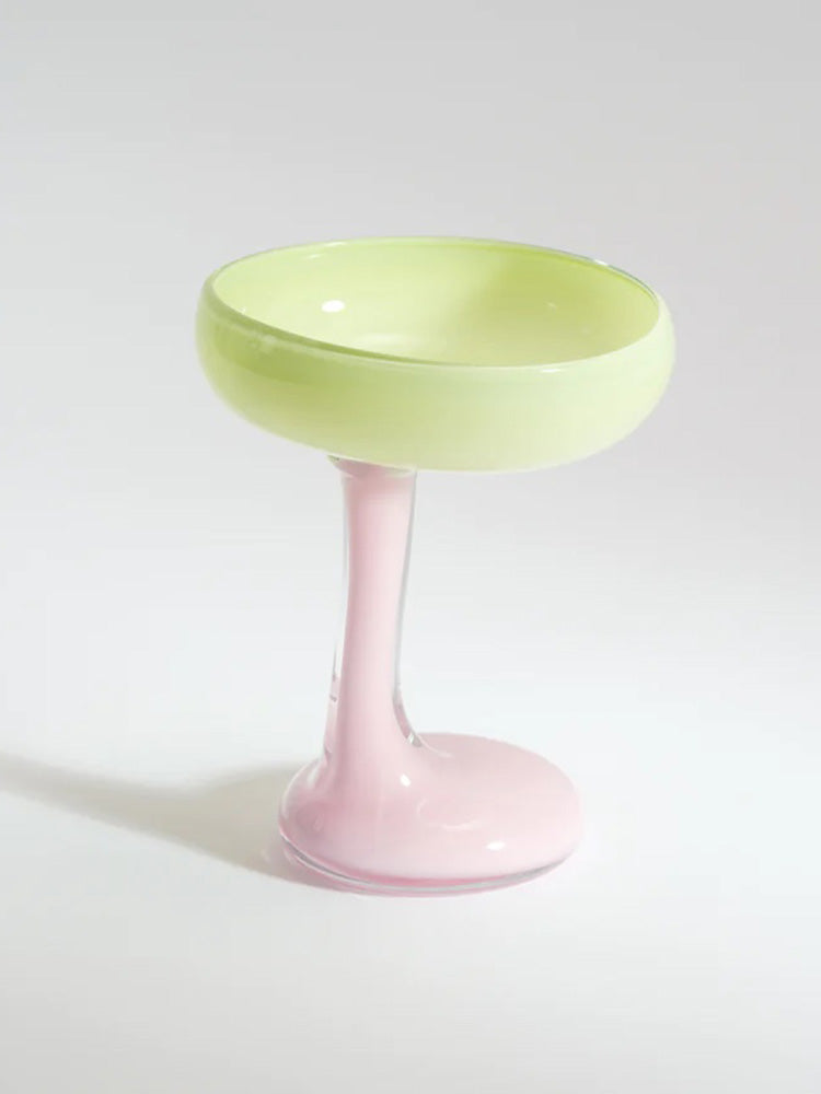 Cocktail glass - Pear & Milky Rose colour by BonBon